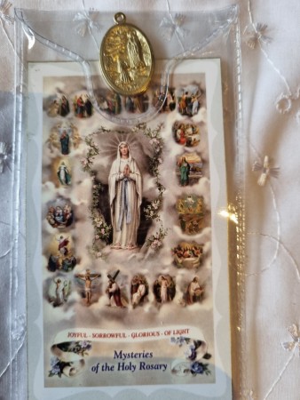 Mysterier av den Hellige Rosary BESKYTTELSE KORT